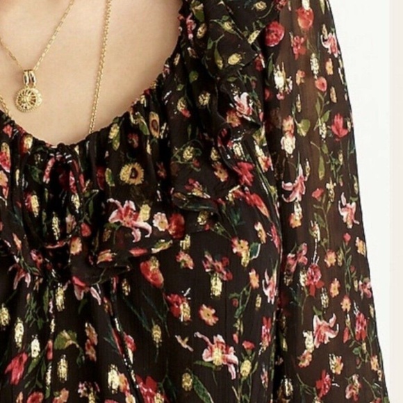 J.CREW Ruffleneck top in midnight vintage floral
Size M - Picture 2 of 4